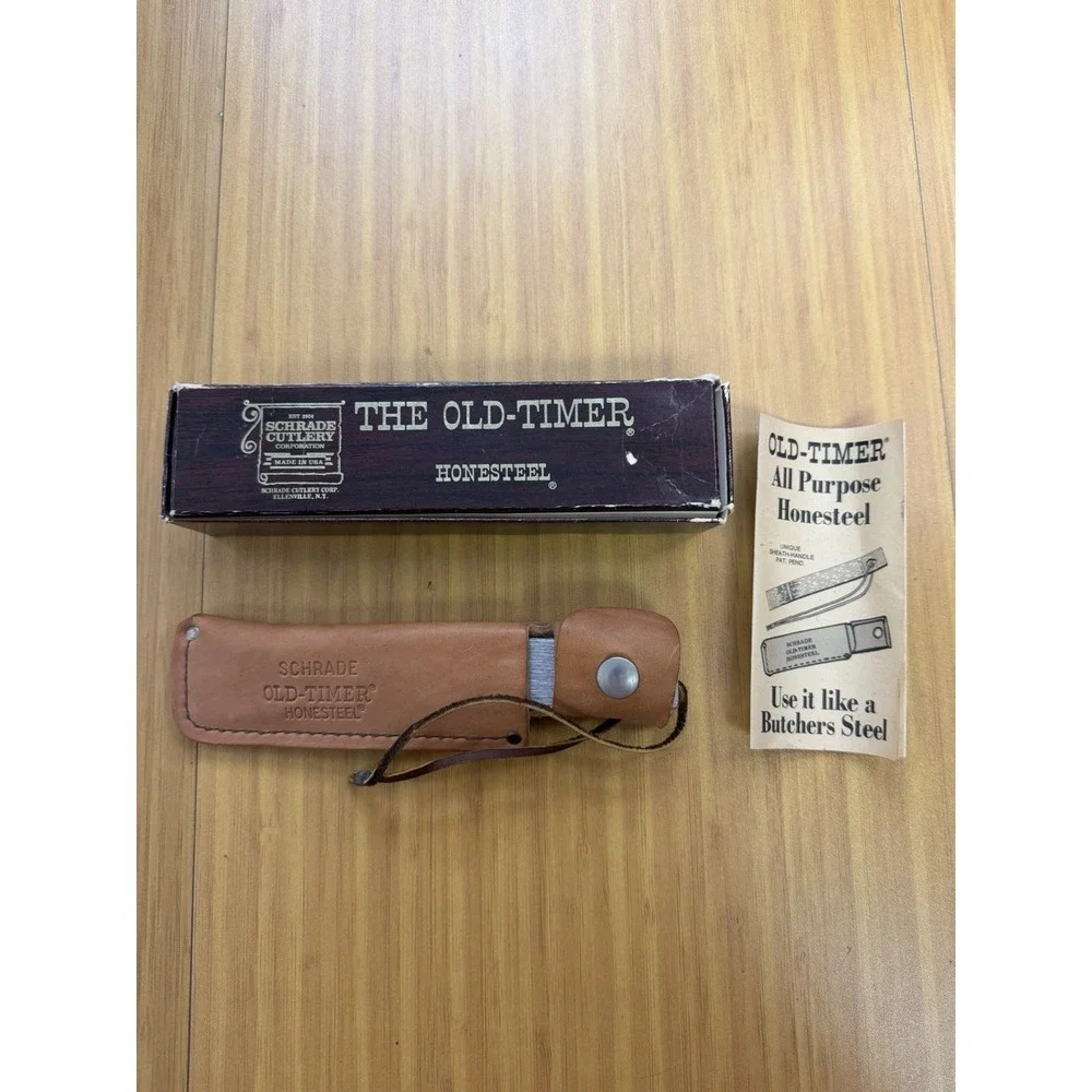 Schrade Cutlery USA The Old Timer Honesteel With Case And Box